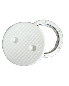 INDUSTRIAL Inspection Hatch w/Detach. Cover int. Ø7'' (155 mm), White