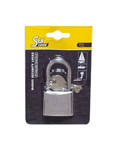 Marine Padlock, SeaLock, w/long shackle, 1-62/64'' (50mm)
