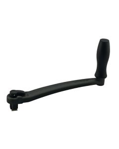 Lofrans' Winch Handle, Anodised Aluminium, with lock, 7-7/8''(20cm), Black