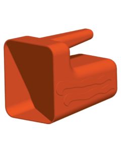 Bailer for water removing, 0,66gal (2,5lt), 6-14/64 x 5-3/64 x 38/64'' (158x128x15mm), orange