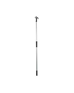 Telesc. Hook, Anod.Alum.Ø1-3/16''(30mm) L.44 7/8 - 75 19/32''(114-192cm),Black