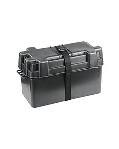 Battery Box Up to 120Ah, Ext. Dim. 19'' x 9'' x 10'' (470 x 225 x 255 mm)