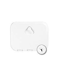 TOP LINE Hatch w/Lock, White, 10-5/8 x 14-49/64''(270x375mm)