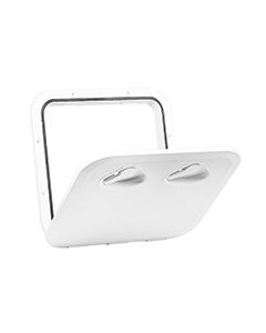 TOP LINE Hatch, White, 14-9/16 x 14-49/64''(370x375mm), ISO12216
