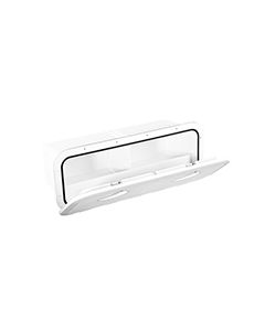 TOP LINE Storage Hatch, White, 9-9/16 x 23-57/64''(243x607mm)