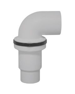 Non-return valve with 1 1/2'' outlet 90° angle