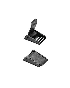 Buckle for 1'' (25mm) Webbing, w/ Notches, Plastic, Black