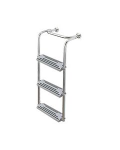 Foldable Bow Ladder, 3 steps, Inox 316, 90⁰- 180⁰, L28-60/64xW12-51/64''(L735xW325mm)