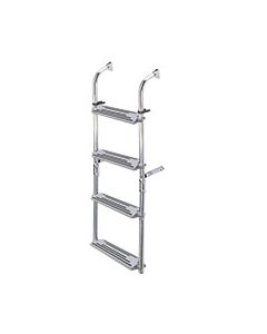 Foldable Ladder, 2+3 steps, Inox 316, 90⁰, L.45-18/64xW12-51/64''(L1150xW325mm)