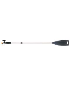 Telescopic Paddle With Hook, Black, L.48-1/32 - 66-17/32''(L122-169cm), Ø1.18'' (30mm)