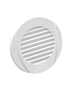 Ventilation Shaft Grilles Cover, Ø4 1/64'' (102 mm), White