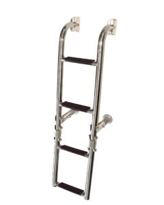 Foldable Ladder, 1+2 steps, Inox 316, 90⁰, L.29-59/64xW8-5/64''(L760xW205mm)