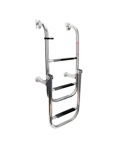 Foldable Ladder, 1+2 steps, Inox 316, 90⁰, L 32'' x W 11'' (810 x 280 mm)