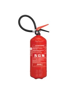 LALIZAS Fire Extinguisher Dry Powder 13,2lbs (6kg), Stored Pressure w/wall bracket, MED (EN,FR,DE)