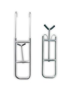 Bow Ladder, 3 steps, Inox 316, L 37'' (930 mm) x W 10'' (250 mm)