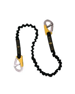 LifeLink Safety Line, Double, Elastic, ISO, L.39-3/8 x 70-55/64''(100-180cm)
