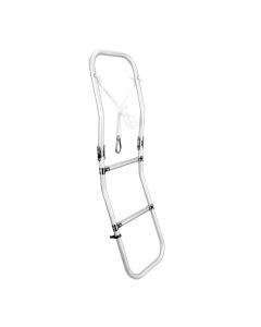 Foldable Ladder for Inflatable Boats, 3 steps, Aluminium, L 43'' (1090 mm) x W 11'' (265 mm)