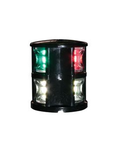 FOS LED 12 Tri-colour & Anchor Light, with black housing