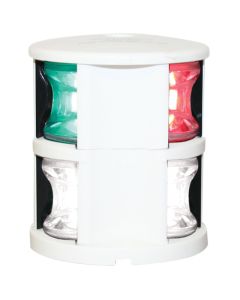 FOS LED 12 Tri-colour & Anchor Light, with white housing