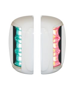 FOS LED 20 Starboard  & Port Lights 112,5°, Set, with white housing