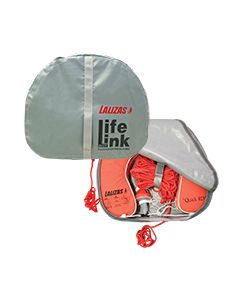 Set Horseshoe Lifebuoy 'Quick RD' orange, Lifeb. Light 71325, 98ft (30m) rope, case gray