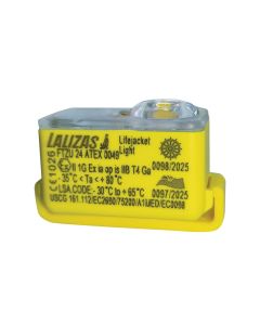 LALIZAS Lifejacket LED Flashing Light"Safelite IV"ON-OFFwater activat.,USCG-SOLAS/MED-MER-ATEX-IECEx