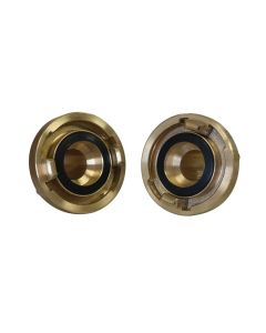 LALIZAS Fire Hose Coupling, Storz 38 Brass (Set)