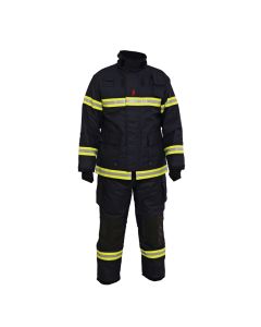 LALIZAS Antipiros Fireman's Jacket & Trousers, Blue, XL,SOLAS/MED