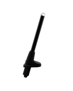MICRO LED Pole Light, Plug in 9-27/32''(25cm), White Light, Black
