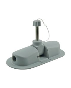 Rowlock Socket with metal pin, Grey