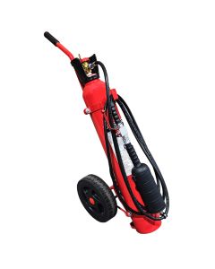 Fire Extinguisher Wheeled, CO2, 22lbs (10kg), w/Hose, Horn & Nozzle, SOLAS/MED (EN,FR,ES,PT)