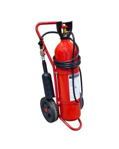 Fire Extinguisher Wheeled, CO2, 44lbs (20kg), w/Hose, Horn & Nozzle, SOLAS/MED (EN,FR,ES,PT)