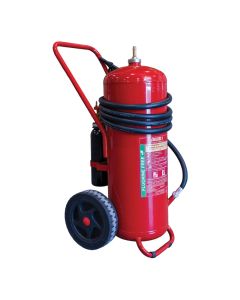 LALIZAS Fire Exting.Wheel.PFAS Free Foam,50L,Cartr.Oper.,St.Steel,w/Hose&Horn,SOLAS/MED(EN,GR,ES,CN)