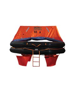 LALIZAS Liferaft SOLAS OCEANO,MER,TOB Type,10 prs,canister (A)