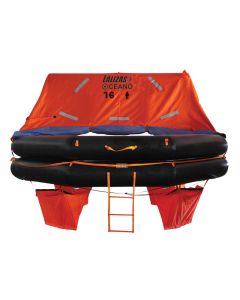LALIZAS Liferaft SOLAS OCEANO,MER,TOB Type,16 prs,canister (A)