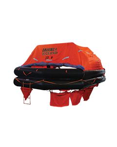 LALIZAS Liferaft SOLAS OCEANO,MER,TOB Type,20 prs,canister (A)