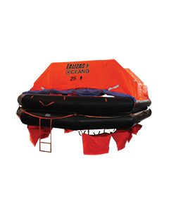 LALIZAS Liferaft SOLAS OCEANO,MER,TOB Type,25 prs,canister (A)