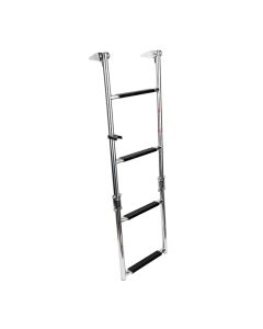 Foldable Ladder for Platform, 2+2 Steps, Inox 316, L37 3/4 '' x W10 7/8 '' (L960mm x W276mm)